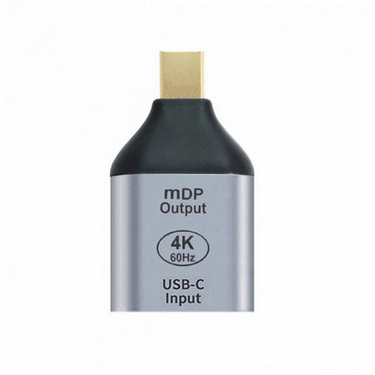 USB-C Type C Female Source to Mini Displayport DP Sink HDTV Adapter 4K 60hz 1080p for Tablet Phone Laptop UC-012-MDP