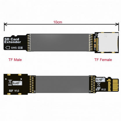 TF Micro SD Male Extender to TF Card Female Extension Cable Adapter Flexible SD/SDHC/SDXC UHS-III UHS-3 EP-012-B33SF