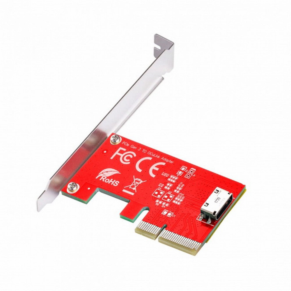 PCI-E 3.0 Express 4.0 x4 to Oculink Internal SFF-8612 SFF-8611 Host Adapter for PCIe SSD with Bracket SF-022