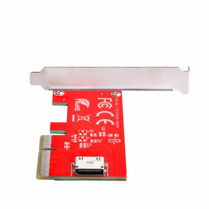 PCI-E 3.0 Express 4.0 x4 to Oculink Internal SFF-8612 SFF-8611 Host Adapter for PCIe SSD with Bracket SF-022