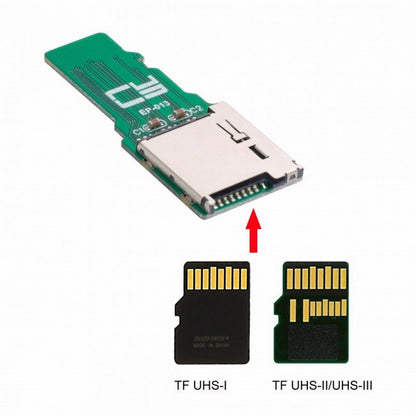 2pcs TF Micro SD Male Extender to SD Card Female Extension Adapter PCBA SD/SDHC/SDXC UHS-III UHS-3 UHS-2 EP-013+016