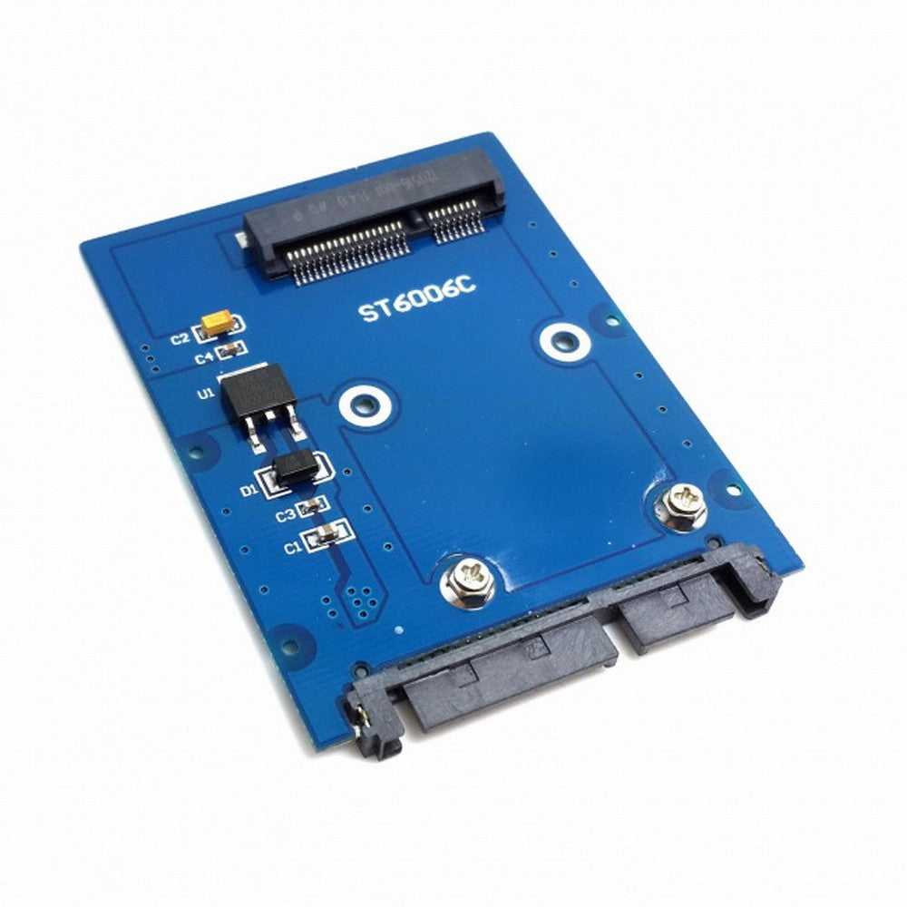 Slim Type Mini PCI-E mSATA SSD to 2.5" SATA 3.0 22pin HDD Adapter Hard Disk PCBA SA-066