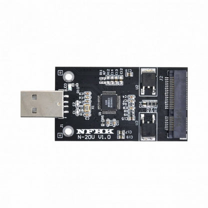 Mini PCI-E mSATA to USB 2.0 External SSD PCBA Conveter Adapter Pen Driver Card without Case U2-008