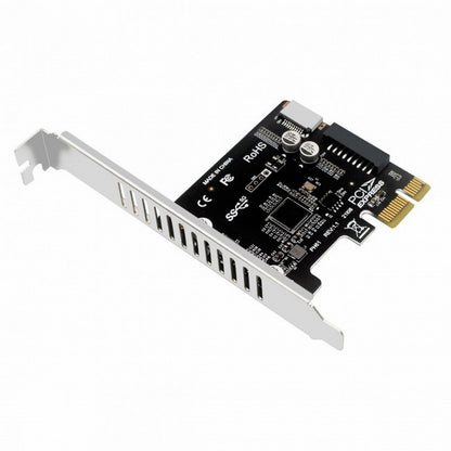 5Gbps Type-E USB 3.1 Front Panel Socket & USB 3.0 20Pin to PCI-E 1X Express Card VL805 Adapter for Motherboard UC-039
