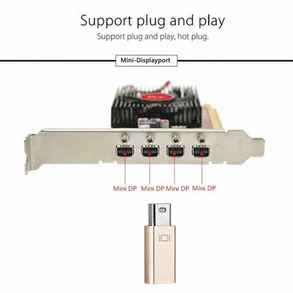 CY Virtual Display Adapter Mini DP Displayport Dummy Plug Headless Ghost Display Emulator 2560x1600p@60Hz DP-064