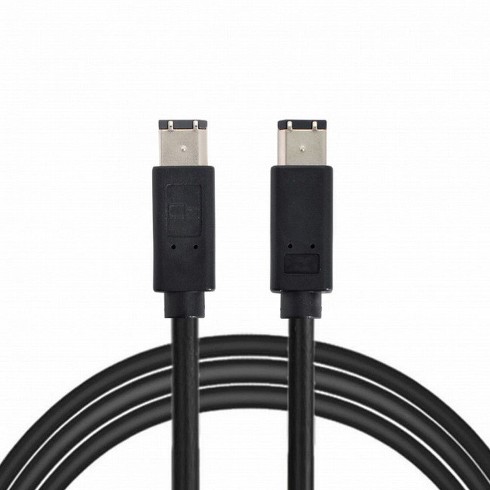 6 Pin to 6Pin FireWire 400 to FireWire 400 6-6 ilink Cable IEEE 1394 1.8m Black CA-017