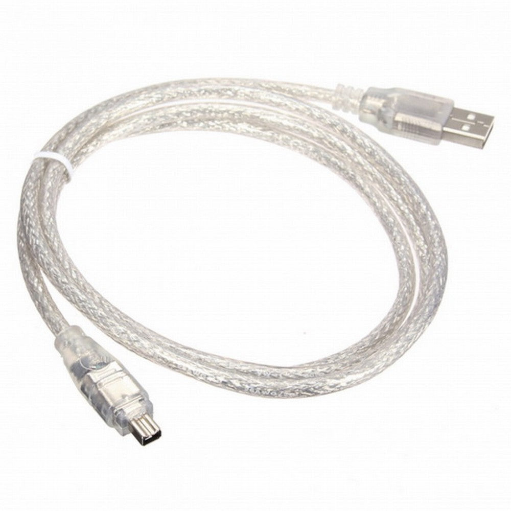 USB Male to Firewire IEEE 1394 4 Pin Male iLink Adapter Cord Cable for SONY DCR-TRV75E DV CA-037