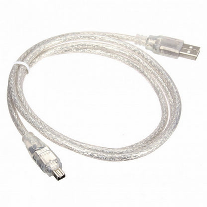 USB Male to Firewire IEEE 1394 4 Pin Male iLink Adapter Cord Cable for SONY DCR-TRV75E DV CA-037