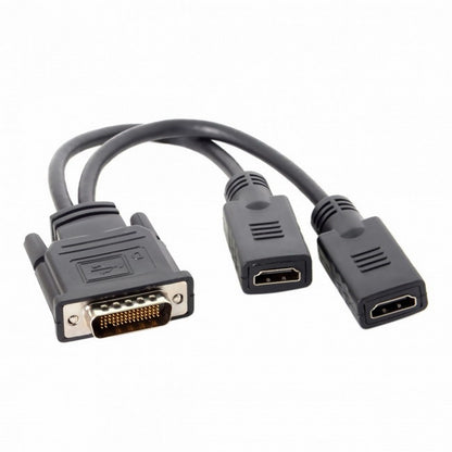 DMS-59Pin Male to Dual HDMI 1.4 HDTV Female Splitter Extension Cable for PC Graphics Card DB-028