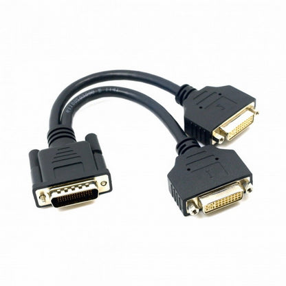 DMS-59pin Male to Dual DVI 24+5 Female Female Splitter Extension Cable for Graphics Cards Monitor DB-033