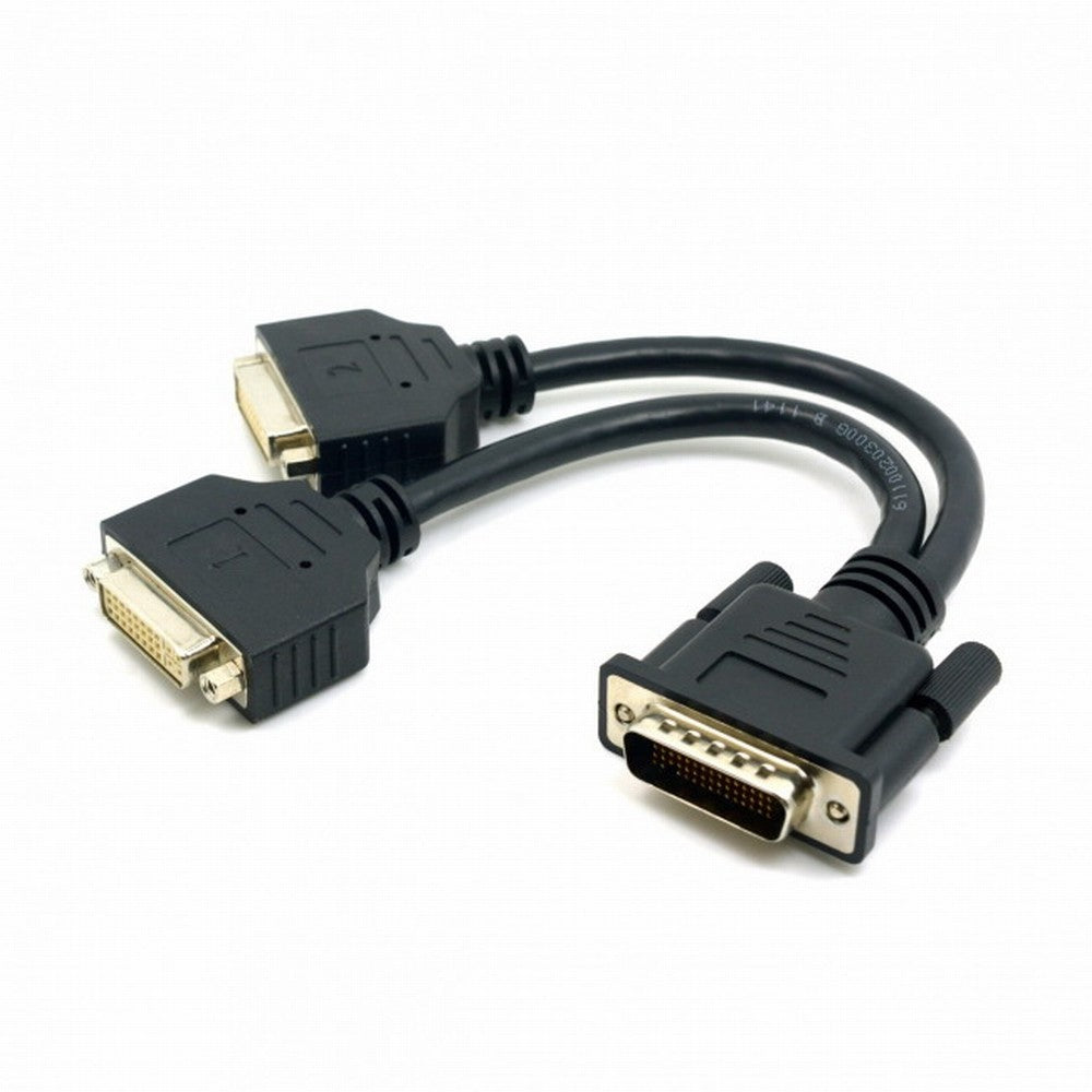 DMS-59pin Male to Dual DVI 24+5 Female Female Splitter Extension Cable for Graphics Cards Monitor DB-033