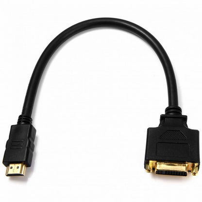 DVI Female to HDMI Male Adapter Converter Cable For PC Laptop HDTV 10cm DB-038