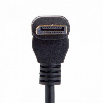 DisplayPort Display Port Male to Female 90 Degree Up Angled Extension Cable DP-015-UP