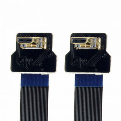 CYFPV 90 Degree Down Angled FPV Micro HDMI Male to Micro HDMI FPC Flat Cable for FPV HDTV Multicopter Aerial Photography CC-HD-195-DN