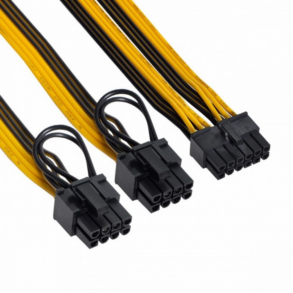 12Pin to ATX Dual 8Pin 6Pin Splitter GPU Graphics Card Modular Power Supply Cable for 3080 3090 AX850 AX750 AX650 PW-026