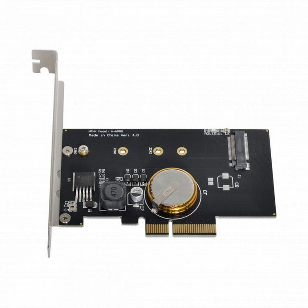 PCI-E 3.0 x4 to M.2 NGFF M Key SSD Nvme Card Adapter PCI Express with Power Failure Protection 4.0F Super Capacitor SA-022