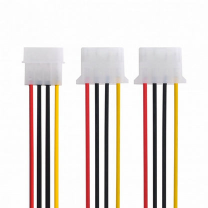 IDE 4 Pin to Dual IDE Y Splitter 10cm Hard Disk Power Supply Extension Cable SA-057