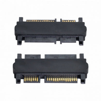 3.5" 2.5inch SATA 22Pin 7+15 Male to SATA 22P 7+15 Male extension convertor Straight adapter SA-069