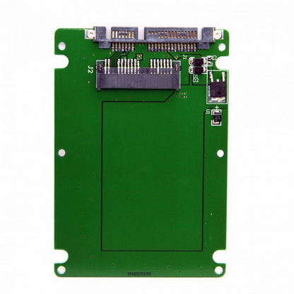 1.8" Micro SATA 16pin SSD to 2.5" SATA 22pin 7+15 hard disk case Enclosure White 7mm height SA-098