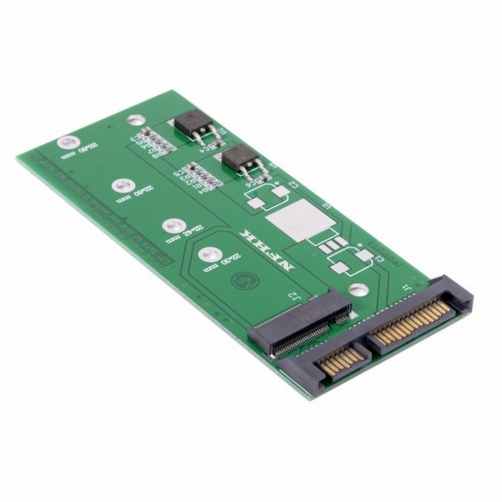 M.2 NGFF B/M-key 2 Lane SSD to 7mm 2.5" SATA 22pin hard disk case PCBA for E431 E531 X240S Y410P Y510P SA-123