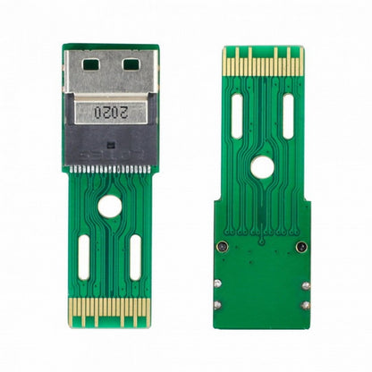 PCI-E Slimline SAS 4.0 SFF-8654 4i 38pin to SFF-8654 38pin Male to Female Extender Adapter Test Tools SF-003