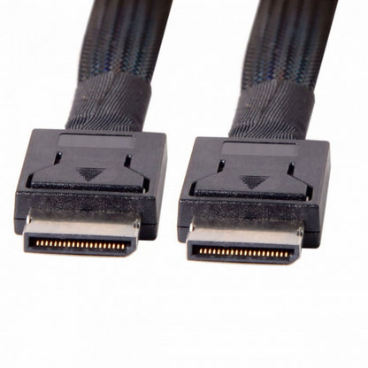 OCuLink PCIe PCI-Express SFF-8611 4i to OCuLink SFF-8611 SSD Data Active Cable 50cm SF-014-BK