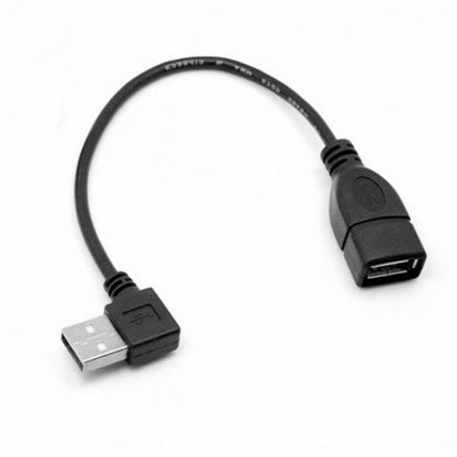 90D Left Angled Type USB 2.0 A Male to USB Female M/F Extension Cable CC-U2-002-LE
