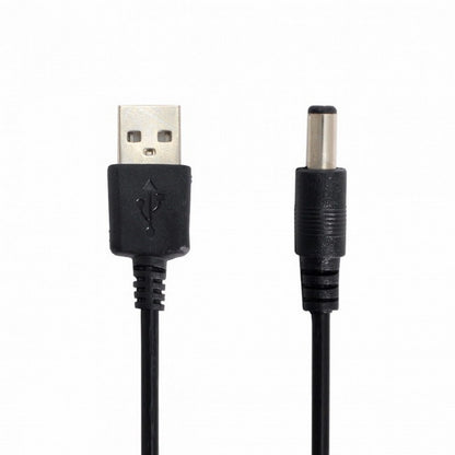 USB 2.0 A Type Male TO 5.5x2.1mm DC Power Plug Barrel Connector 5v Cable 100cm U2-184-BK