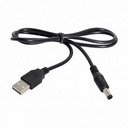 USB 2.0 A Type Male to 5.5 x 2.5mm DC 5V Power Plug Barrel Connector Charge Cable 100cm U2-154-BK