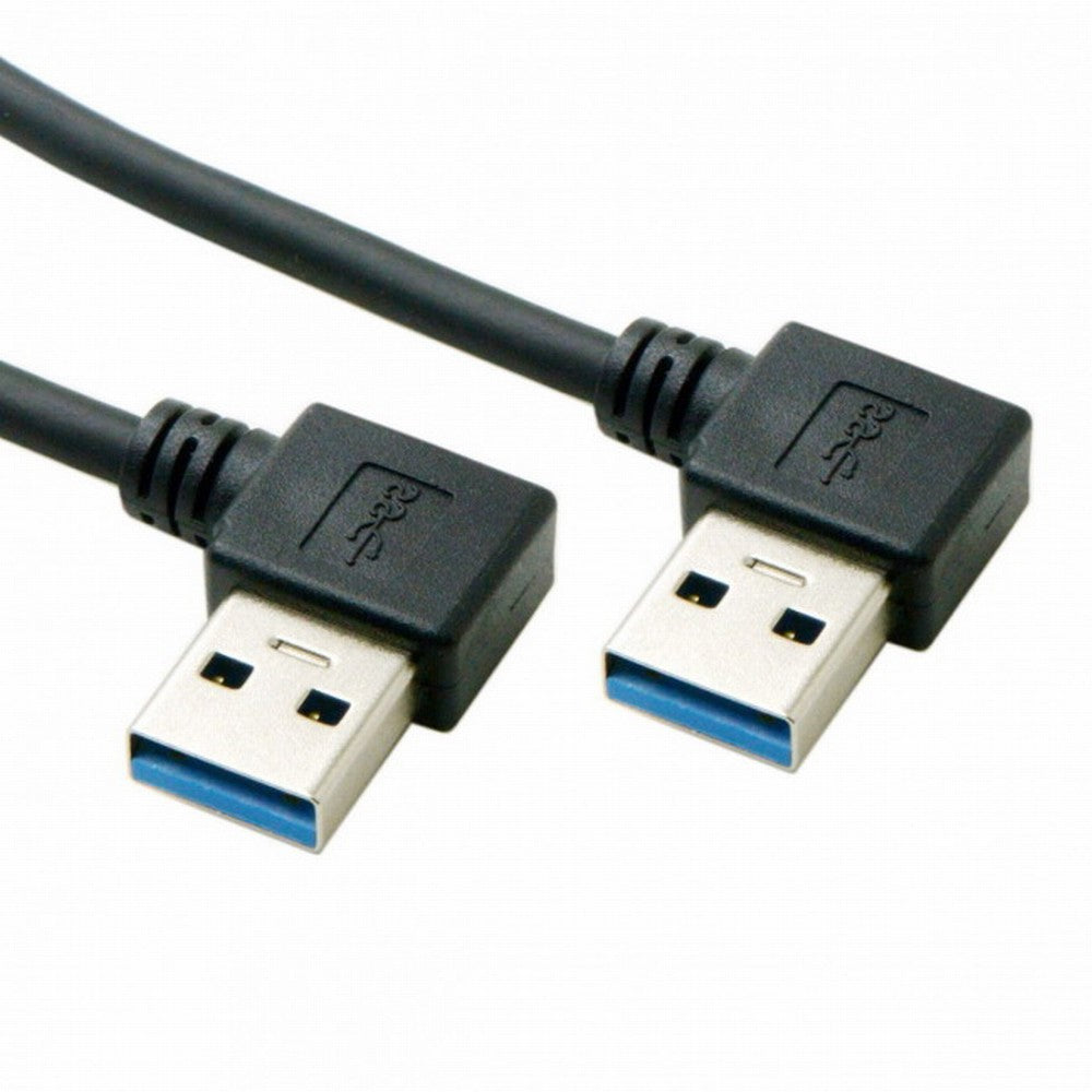 USB 3.0 Type-A 90 Degree Right Angled to Right Angled Data Cable for Hard Disk Computer U3-031-RI