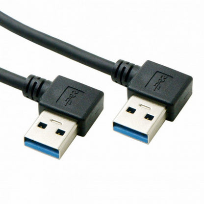 USB 3.0 Type-A 90 Degree Right Angled to Right Angled Data Cable for Hard Disk Computer U3-031-RI