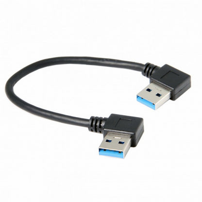 USB 3.0 Type-A 90 Degree Right Angled to Right Angled Data Cable for Hard Disk Computer U3-031-RI
