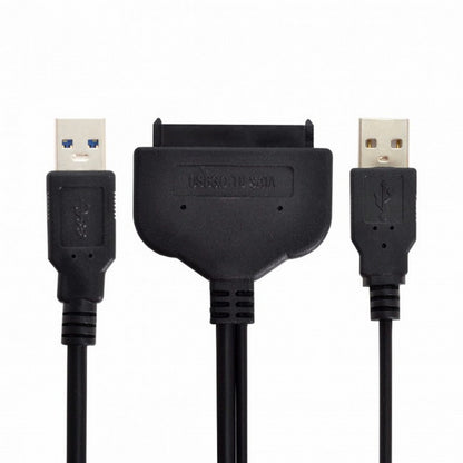 USB 3.0 to SATA 22Pin 2.5" Hard disk driver Adapter With extral USB Power cable U3-067