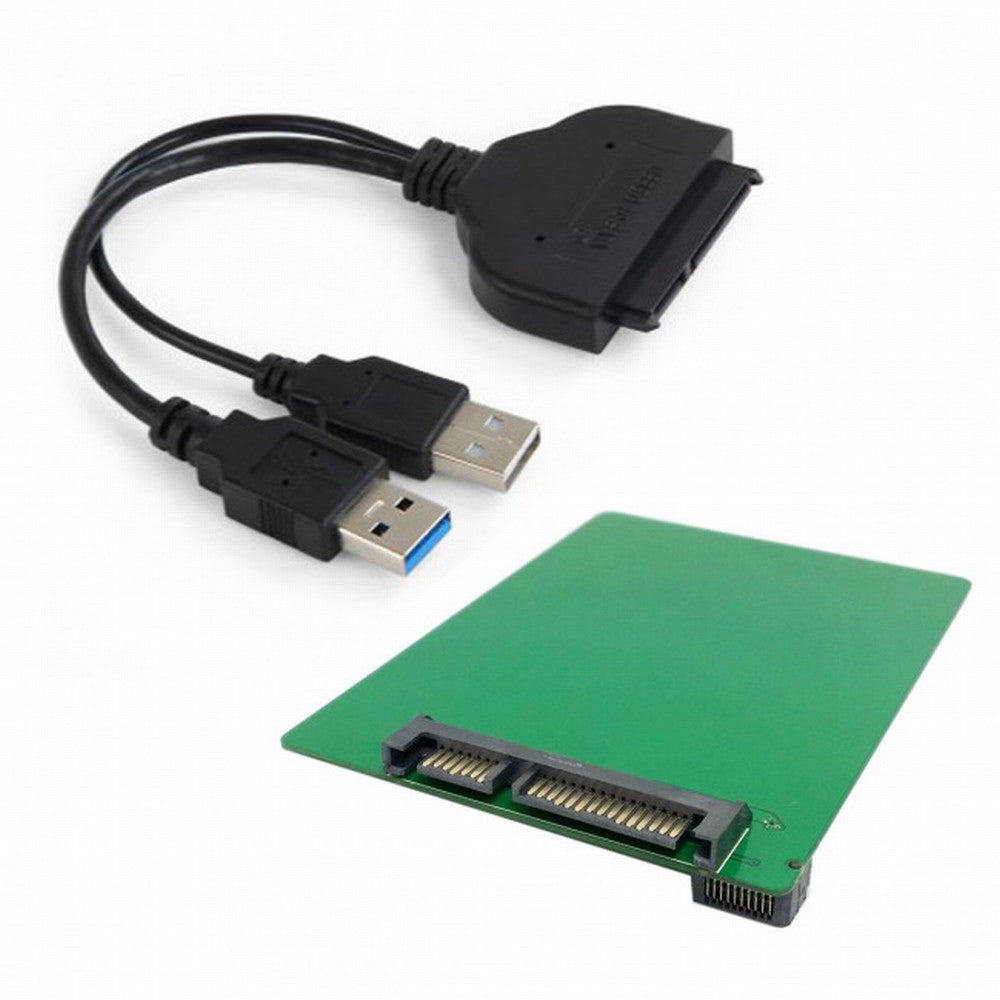 USB 3.0 to SATA 22pin 2.5" Hard Disk to WD5000MPCK SFF-8784 SATA Express SSD Adapter U3-067+SA-118