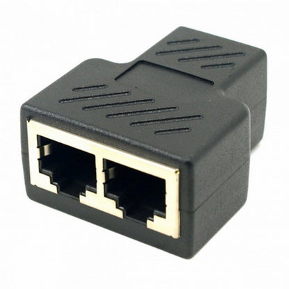 STP UTP Cat6 RJ45 8P8C Plug To Dual RJ45 Splitter Network Ethernet Patch Cord Adapter UT-004