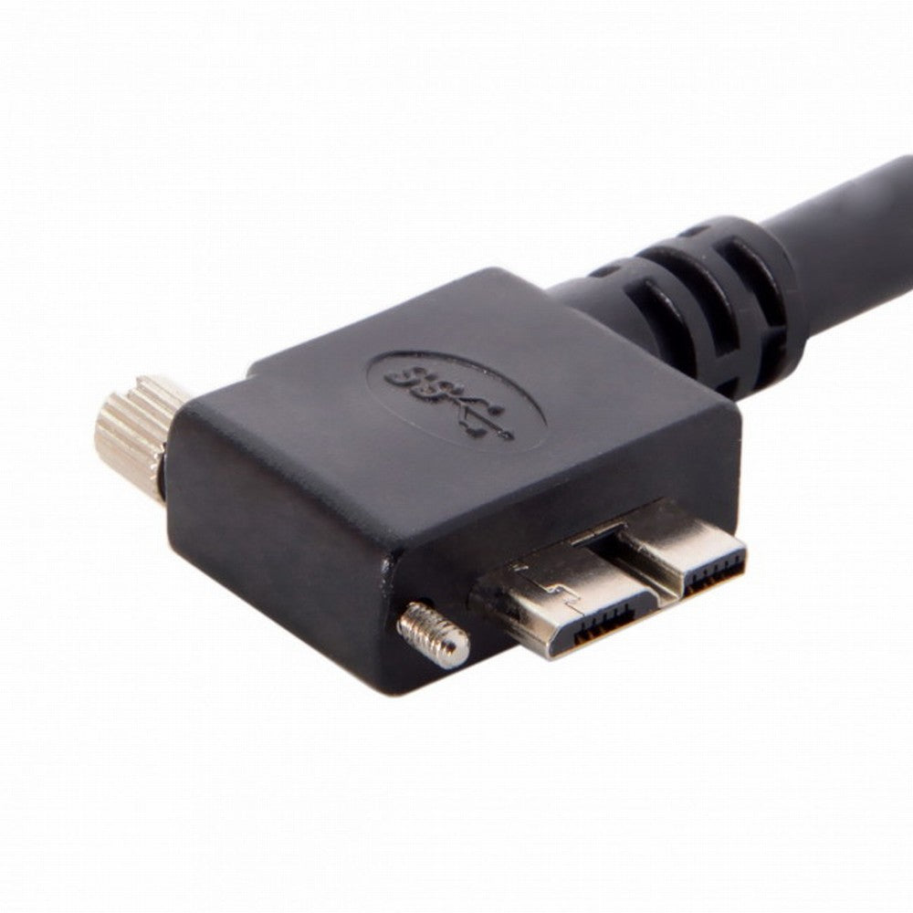 90 Degree Right Angled Micro USB Screw Mount to 3.0 Data Cable for Industrial Camera CC-U3-044-RI
