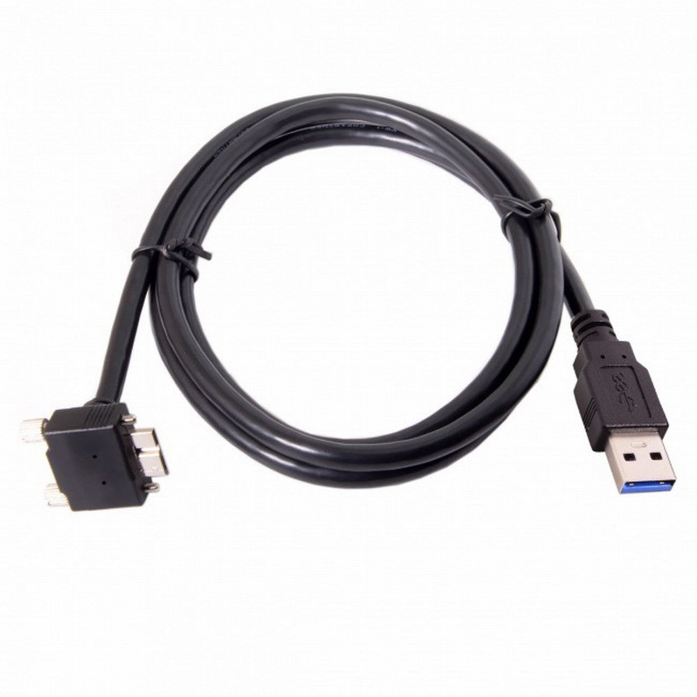  90 Degree Up Angled Micro USB Screw Mount to 3.0 Data Cable for Industrial Camera CC-U3-044-UP