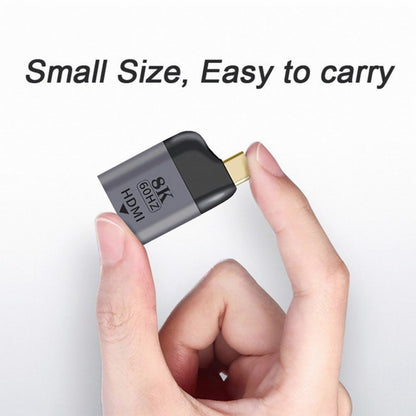 USB4 USB-C Type-C Source to Female HDMI 2.1 Display 8K 60HZ UHD 4K HDMI Male Monitor Adapter UC-220-H8K
