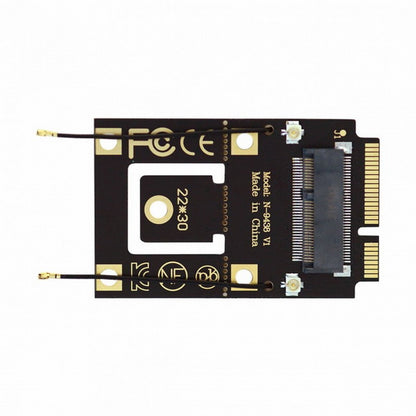 NGFF M.2 Key-A to Mini PCI-E PCI Express Converter Adapter for 9260 8265 7260 AC Wifi Bluetooth Wireless Card EP-015