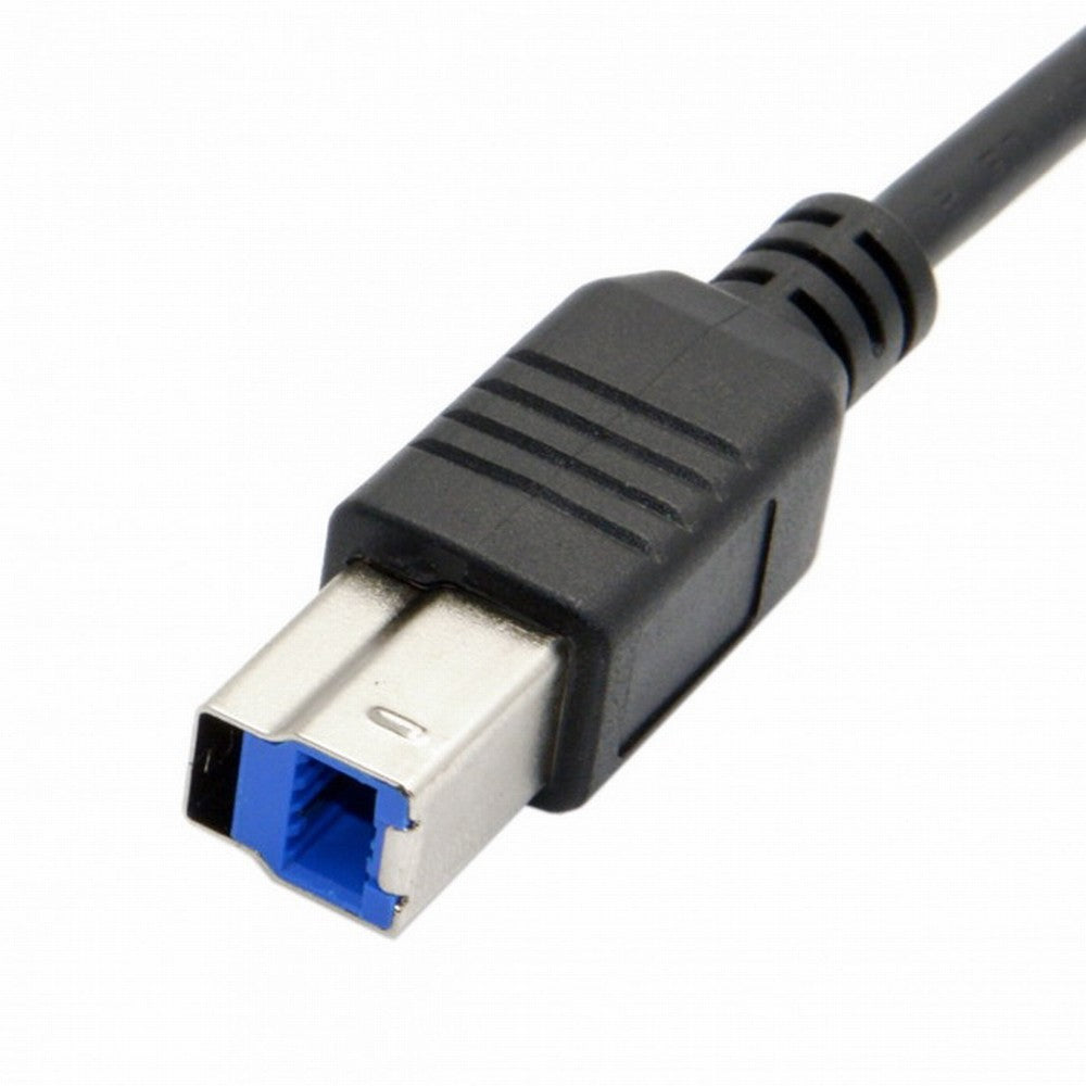 USB-C USB 3.1 Type C Male Connector to USB Standard B Male Data Cable for Mac Laptop Black UC-115-BK