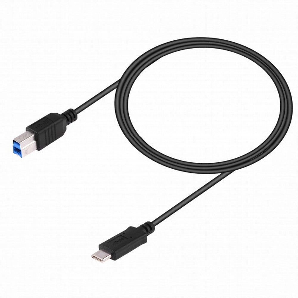 USB-C USB 3.1 Type C Male Connector to USB Standard B Male Data Cable for Mac Laptop Black UC-115-BK