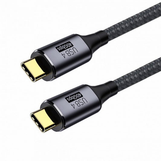 USB4 Cable 40Gbps with 100W Charging and 8K@60Hz 5K@60Hz USB4.0 Compatible with Thunderbolt3/4 CC-UC-076-BK