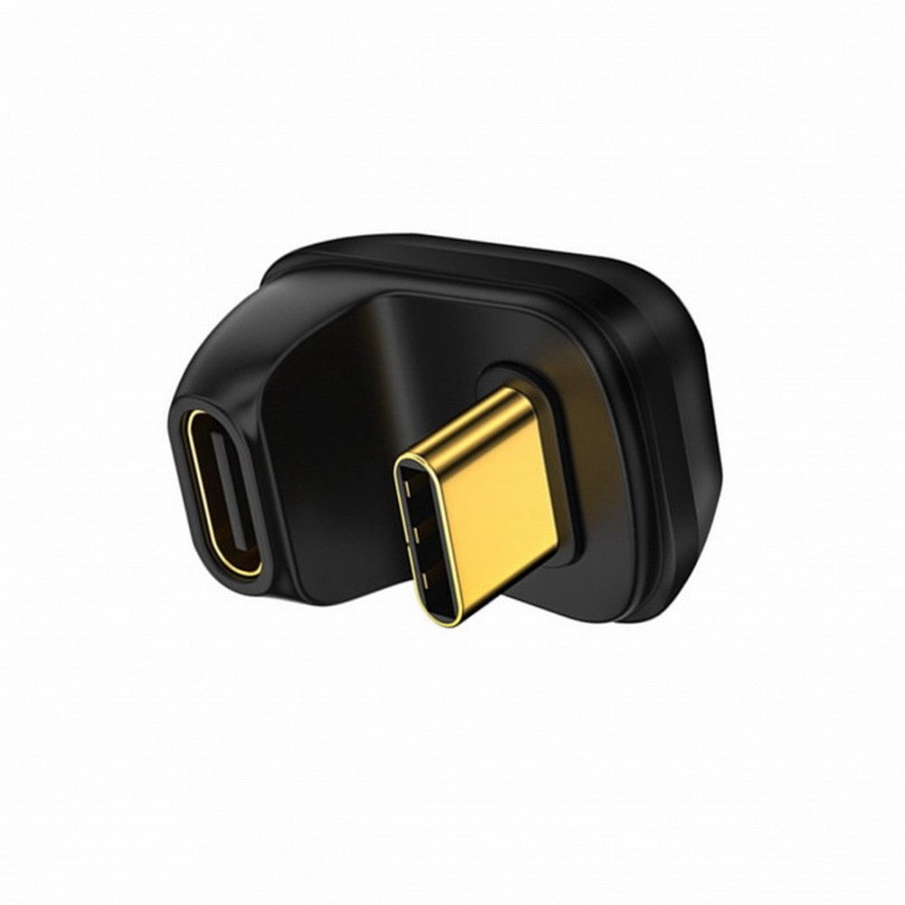 40Gbps USB4 Type C Male to Female Power Data Video Adapter Opposite U Shape Back Angled for NS Switch Phone Laptop UC-009-MF