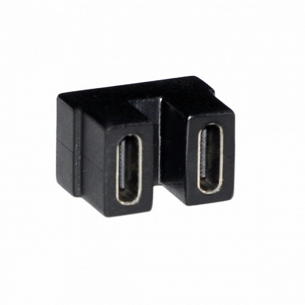 40Gbps USB4 Type C Female to Female Coupler Extender Power Data Video Adapter Opposite U Shape Back Angled for NS Switch Phone Laptop UC-009-FF