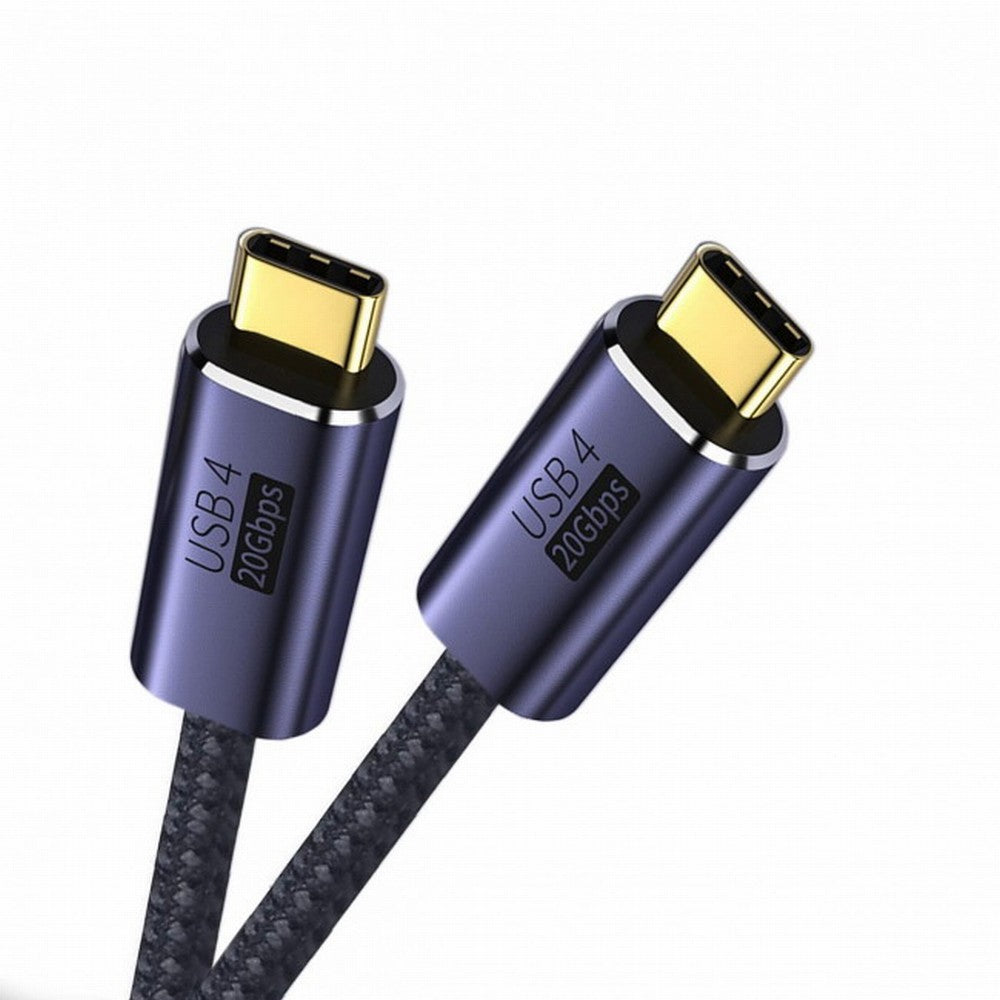 USB4 Cable 20Gbps with 100W Charging and 8K@60Hz 5K@60Hz USB4.0 Compatible with Thunderbolt3/4 CC-UC-033-BK
