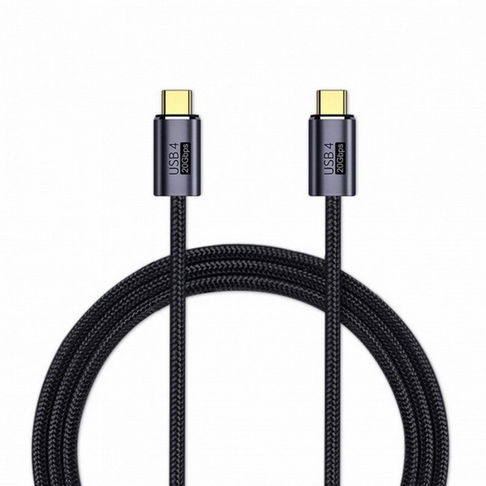 USB4 Cable 20Gbps with 100W Charging and 8K@60Hz 5K@60Hz USB4.0 Compatible with Thunderbolt3/4 CC-UC-033-BK