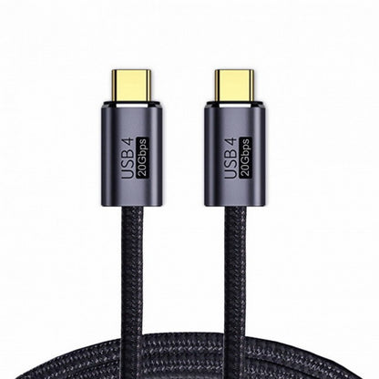 USB4 Cable 20Gbps with 100W Charging and 8K@60Hz 5K@60Hz USB4.0 Compatible with Thunderbolt3/4 CC-UC-033-BK