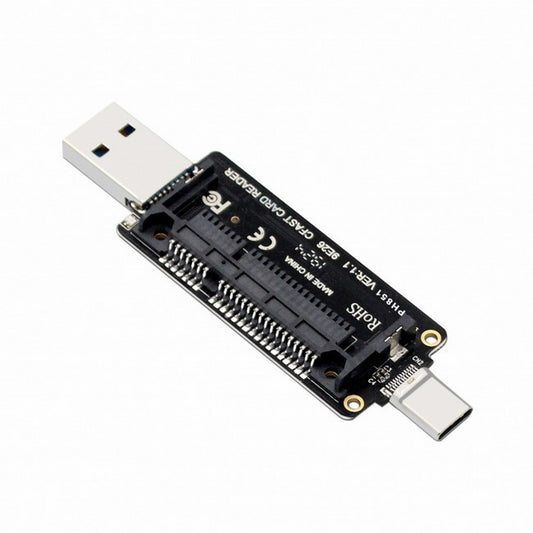 USB-C USB3.0 Type-C to CFast 2.0 Card Adapter PCBA CFast Card Reader for Desktop Laptop U3-039