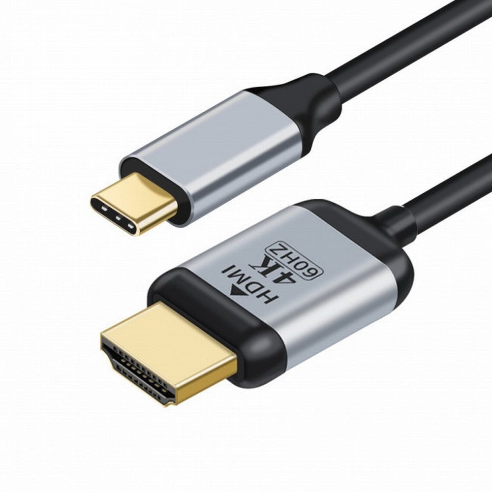 USB 3.1 Type C USB-C Source to HDMI HDTV Displays Male 4K Monitor Cable for Laptop 1.8m UC-018-HDF