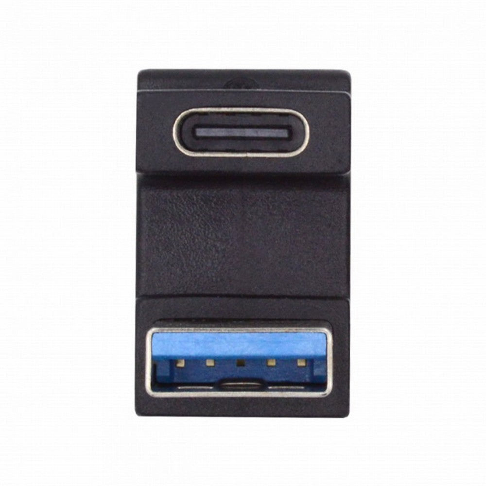 USB-C Type C Female Opposite U Shape Back Angled to USB 3.0 A Male Data Adapter for Laptop Desktop UC-067-OS